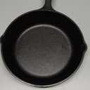 Lodge 8 Inch Cast Iron Pre-Seasoned Skillet  Signature Teardrop Handle - Use in the Oven, on the Stove, on the Grill, or Over a Campfire, Black