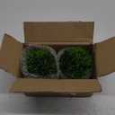 THE BLOOM TIMES 2 Pcs Small Fake Plants for Home Decor Indoor, Artificial Faux Potted Greenery for House Office Decorations