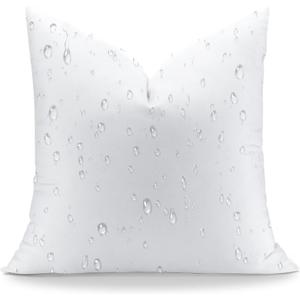 Artscope 24x24 Outdoor Pillow Inserts, Synthetic Down Waterproof Throw Pillow Inserts, Soft Decorative Outdoor Pillows for Couch Sofa Bed Patio Furniture