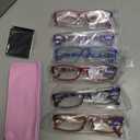 Gaoye 2.5 Reading Glasses for Women, 6 pack Fashion Readers for Women Spring Hinge Eye Glasses, Blue Light Reading Glasses ( Mix Color)