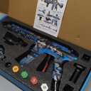 M416 Tactical Style 3600 PSI High Pressure Washer - Foam Cannon Compatible with Swivel & 4 Nozzles - Airsoft Inspired Design for Car Cleaning & Outdoor Use (Blue)