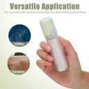 NOLITOY Compact Lint Roller with 3 Rolls Replaceable Sticky Paper - Portable Pet Hair Remover for Clothes, Furniture, and Travel Essentials Household Use