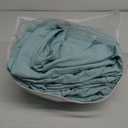 FreshCulture Queen Fitted Sheets, Bulk Pack of 6, Deep Pocket, Soft Microfiber Bottom Sheets for Home, Salons, Hotels, Queen Size Fitted Sheets Only (Spa Blue)