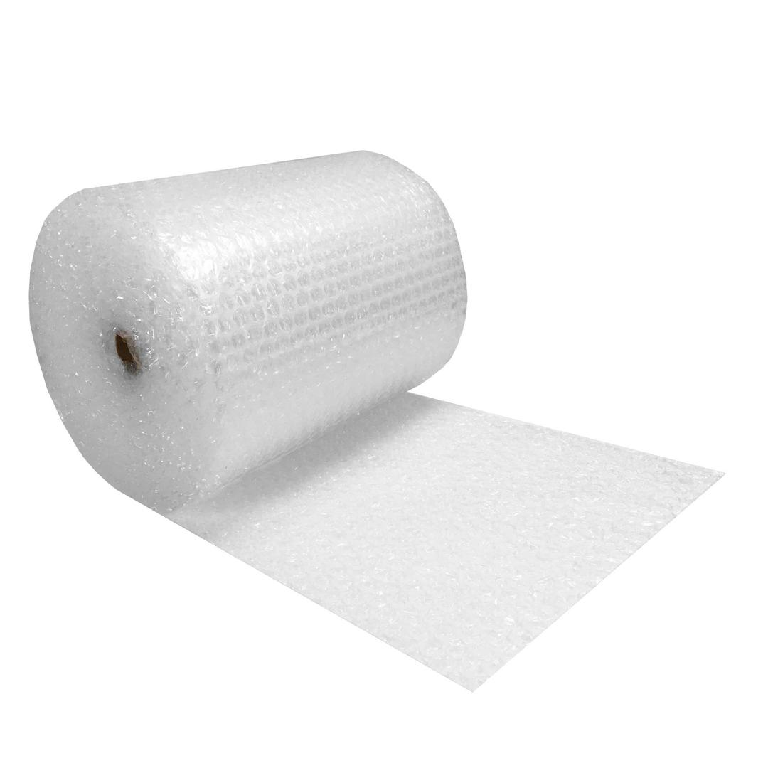 uBoxes Bubble Cushioning 24" wide Wrap x 100' Long Medium Bubbles 5/16",Clear