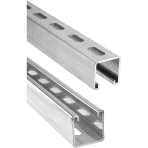 4.75 Feet Strut Channel Trolley Track 1-5/8" 12 Gauge, Heavy Duty Metal Steel u Channel with Short Slotted Back Channel, Pre-Galvanized Zinc, Pack of 1 Metal Strut Channel 4.75 Feet Strut Channel Trolley Track 1-5/8" 12 Gauge, Heavy Duty Metal Steel u Channel with Short Slotted Back Channel, Pre-Galvanized Zinc, Pack of 1 Metal Strut Channel