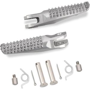 FOVPLUE Driver Footrests,Front Rider Foot Pegs Steps for YAMAHA MT-09 2021-2025,MT-09 SP 2022-2024,XSR900 2022-2024,YZF-R7 2022-2025,Yamaha YZF R9 2025,Replace B7N-27451-00-00