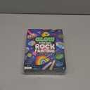 Dan&Darci Kids Rock Painting Kit - Glow in The Dark - Christmas Gifts Arts & Crafts for Boys and Girls Ages 6-12 - Craft Activities Kits - Creative Art Toys for 6, 7, 8, 9, 10, 11 & 12 Year Old Kid