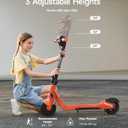 NAVEE K100 Series Electric Scooter for Kids 5-11, Adjustable Handlebar/Speed, Digital Pet, 12.4/9.9/7.5 mph, Safe Brake, Foldable, RGB Lights, Smart APP, Growing Adventurer Gift for Boys Girls, UL2272