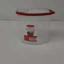 Rubbermaid Flex and Seal Cereal Keeper, 1.5 Gallon, BPA-Free, Clear with Red Lid, Airtight