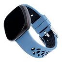 WITHit - Band Kit for Fitbit Versa 3 and Fitbit Sense (3-Pack) - Black Mesh/Bluestone Sport & Black Woven Silicone