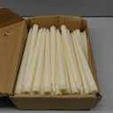 48Pcs Flameless Taper Candles Bulk,11in Battery Operated LED Taper Candles Flickering Electric Fake Candlesticks for Wedding Christmas Party, (Batteries Not Included)