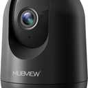 MUBVIEW Cameras for Home Security, Indoor Security Camera, 2.4/5GHz WiFi Wired Camera Ideal for Dog/Elder/Baby, Motion Tracking, Two-Way Audio, Pan Tilt, 7X24, 2K Night Vision (1 PC)