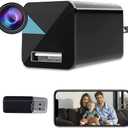 Charger Hidden Camera 1080P Wireless Mini Spy Cameras with WiFi Motion Detection Small Camera for Home Security Nanny Cam