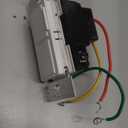 Lutron Maestro LED+ Dual Dimmer and Switch | 75-Watt LED Bulbs/2.5A Fans, Single-Pole | MACL-L3S25-WH | White (1 Pack)