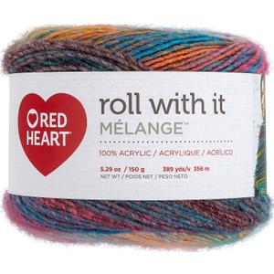 2 x Red Heart Roll with it Melange Show Time