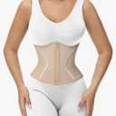 SHAPSHE Short Torso Waist Trainer for Women Corset Waist Cincher Shapewear Tummy Control Workout Hourglass Body Shaper M