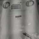 NICETOWN 100% Blackout Window Curtain Panels, Cold and Full Light Blocking Drapes with Black Liner for Nursery, 84 inches Drop Thermal Insulated Draperies (White, 2 Pieces, 52 Wide Each Panel)