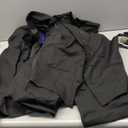 YFFUSHI Men's Slim Fit 3 Piece Suit One Button Blazer Vest Pants Wedding Prom Party Suits Set Black S