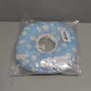 Cat Cone Collar Soft, Adjustable Cat Recovery Collars Kitten Cones to Stop Licking, Cute Donut E Collar After Surgery, Anti-Lick Wound Healing Elizabethan Collar for Kitten(Blue Daisy, Medium)