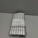 Ritz Premium Kitchen Towel and Dish Cloth Value Set: Highly Absorbent, Super Soft, Long-Lasting, 100% Cotton Checked and Solid Hand Towels, Tea Towels, Bar Towels - 6 Pack, Graphite