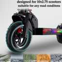 10 Inch 10x2.75-6.5 Off-road Tire Rubber Inner Tube Suitable for Speedway 5 Dualtron 3 Hover-1 Alpha JOYOR S Hiboy Titan PRO Electric Scooter Explosion-Proof Shockproof Super-Grip