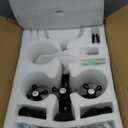 Clawfoot Tub Faucet Kit Wall Mount Bathtub Faucet with Handheld Shower, Vintage 3 Handle Tub Faucet Set with Shower Diverter 3-9 Center, Matte Black