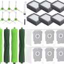 25 Pack Replacement Parts for iRobot Roomba Combo 10 Max,Combo j9+,Combo j7+/Plus Vacuum (Only Combo series), 2 Brushes+3 Mop Pads+6 Filters&Side Brushes&Bags