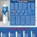 ICEPURE 4396508 Refrigerator Water Filter Compatible with Whirlpool 4396508, 4396510, Filter 5, EDR5RXD1, NL240V, WFL400, LC400V, 4392857, RWF0500A 1PACK
