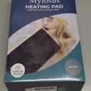 Massaging Weighted Heating Pad for Back Pain Relief,Heating Pads for Neck, Shoulder,Cramp,Portable Heated Pad with 3 Heat Settings & 6 Massage,18 Relaxing Combinations,Auto Off,12"*24",Light Grey