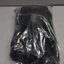 Tankaneo Womens Denim Bomber Jacket Lightweight Zip Up Short Jean Jacket Fall Casual Shacket Outerwear (X-Large, Black)