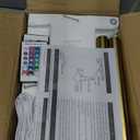 Battery Operated Wall Sconces Set of 2, Gold Wall Lamps for Bedroom with Remote Control Warm/Natural/Daylight/RGB 15 Colors Dimmable Rechargeable Wireless Globe Wall Lights Retro Living Room Hallway