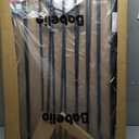 Babelio 36" Tall Baby Gate, 26-40" Wide Auto Close Pet Gate, PressGuard C5 Pressure Mounted Metal Dog Gate, Easy-Install No Drilling, No Tools Needed, with Wall Protectors and Extension Kits, Black
