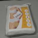 20 Pack Disposable Castor Oil Pack Wrap for Stomach, 8 x 6 inches Castor Oil Patch Organic Cotton, Self-Adhesive, Anti Leakage, No Wash Portable Pad Kits for Men Women for Home Travel