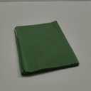 AVKA Studio 100% Cotton Ribbed Placemats - Set of 6-13 x 19 Inches - Green - Everyday/Christmas Cloth Table Mats - Thick Construction, Washable & Reusable Cloth Place Mats
