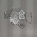 No Drill Metal Furniture Anchors (10 Packs) for Baby Proofing, 14" Adhesive Anti-Tip Furniture Wall Safety Straps for Child, Keep Toddlers & Pets Safe from Falling Furniture Like Dresser & Bookshelf