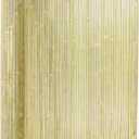 Jollybower 4ft x 13ft Natural Bamboo Slat Fence, Outdoor Split Bamboo Fencing, Decorative Privacy Screen for Garden Backyard Balcony