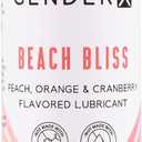 Gender X Water-Based Personal Lubricant, Peach, Orange & Cranberry Flavored Lube for Men & Women, Sugar Free, Non-Staining, 8 fl oz