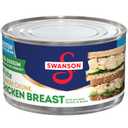 Swanson 25% Less Sodium White Premium Chunk Canned Chicken Breast in Water, 12.5 OZ Can (EXP 02/27/26)