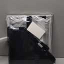 Corner Bread Box for Kitchen Counter, Bamboo Wood Large Capacity Bread Storage Bin with Acrylic Wavy Door Panel (Black, Extra Large)