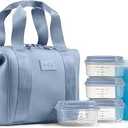 Fit & Fresh Lunch Bag For Women, Insulated Womens Lunch Bag For Work, Leakproof & Stain-Resistant Large Lunch Box For Women
