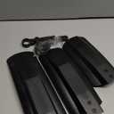 26 inch Snow Bicycle Mudguard Fat Bike Fender Front Rear Mud Guard Cycling Bike Fender for Fat Tire Mountain Bike (Black-3)