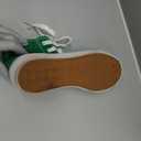 FRACORA Womens High Top Canvas Shoes White Black Platform Sneakers Lace Up Shoes for Women (5, Green)