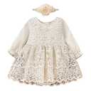 Baby Girl Long Sleeve Floral Sheer Lace Tulle Romper Tutu Dress Boho Ruffled Jumpsuit Toddler 1st Birthday Outfit Cake Smash Infant Christening Romper Dress Baby Photo Shoot Fall Winter Outfits