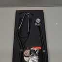 3M Littmann Cardiology IV Diagnostic Stethoscope, 6240, More Than 2X as Loud, Weighs Less, Stainless Steel High Polish Rainbow-Finish Chestpiece, 27" Black Tube, Smoke Stem, and Headset