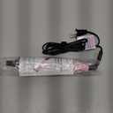 Farery Mini Thermal Brush 3 Temperature Adjustable, 3/4 Inch Travel Curling Iron for Short Hair, Heated Round Brush for Touch ups and Small Curls, Travel Size Curling Wand, Dual Voltage, Pink