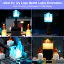 Upgraded Light Kit Compatible with Lego Minecraft The Deep Dark Battle Set, Lights Decoration Compatible with Lego 21246 (Model Not Included)