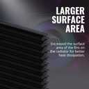 Cooler Master MasterLiquid ML240 Mirror ARGB Close-Loop AIO CPU Liquid Cooler, Mirror ARGB Pump, 240 Radiator, Dual SickleFlow 120mm, 3rd Gen Dual Chamber Pump for AMD Ryzen/Intel 1200, 1151