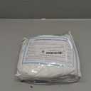 Magic Bed Skirt Queen 16 Inch Drop Bed Skirt 100% Cotton Blend No Mattress Lifter Wrap Around Skirt with Pleated Split Corners - White