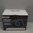 GFEEN Party Bluetooth Speaker: 100W Peak Loud! Deep Bass, 15H Playtime, Large Wireless Speakers, Powerful Sound, Light Show, Fast Charging for Outdoor, Backyard, House(Silver with 2Mic)