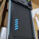 Incline Treadmill with Handles, Portable Small Folding Treadmill for Home Office, Walking Pad with 300 LBS Capacity, 24 Preset Programs, LED Display, Extendable Cup Holder